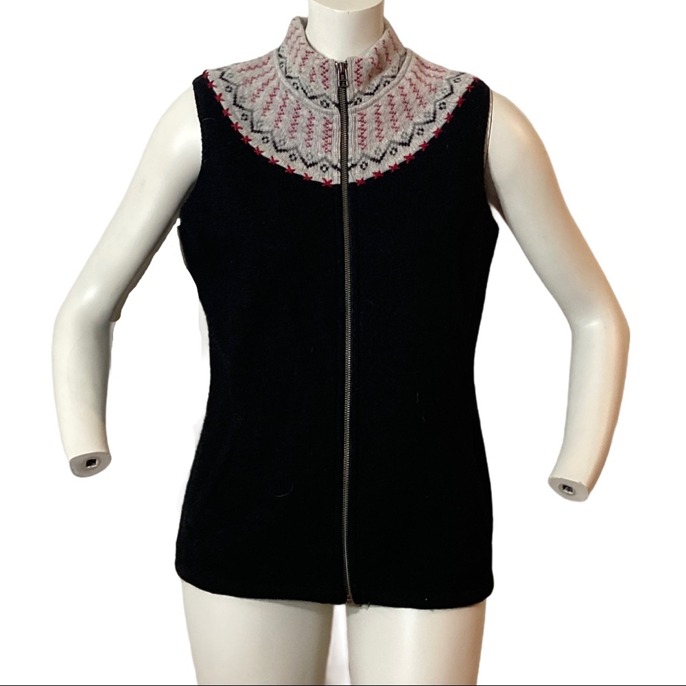 WOOLRICH Nordic Full Zip Sweater Vest